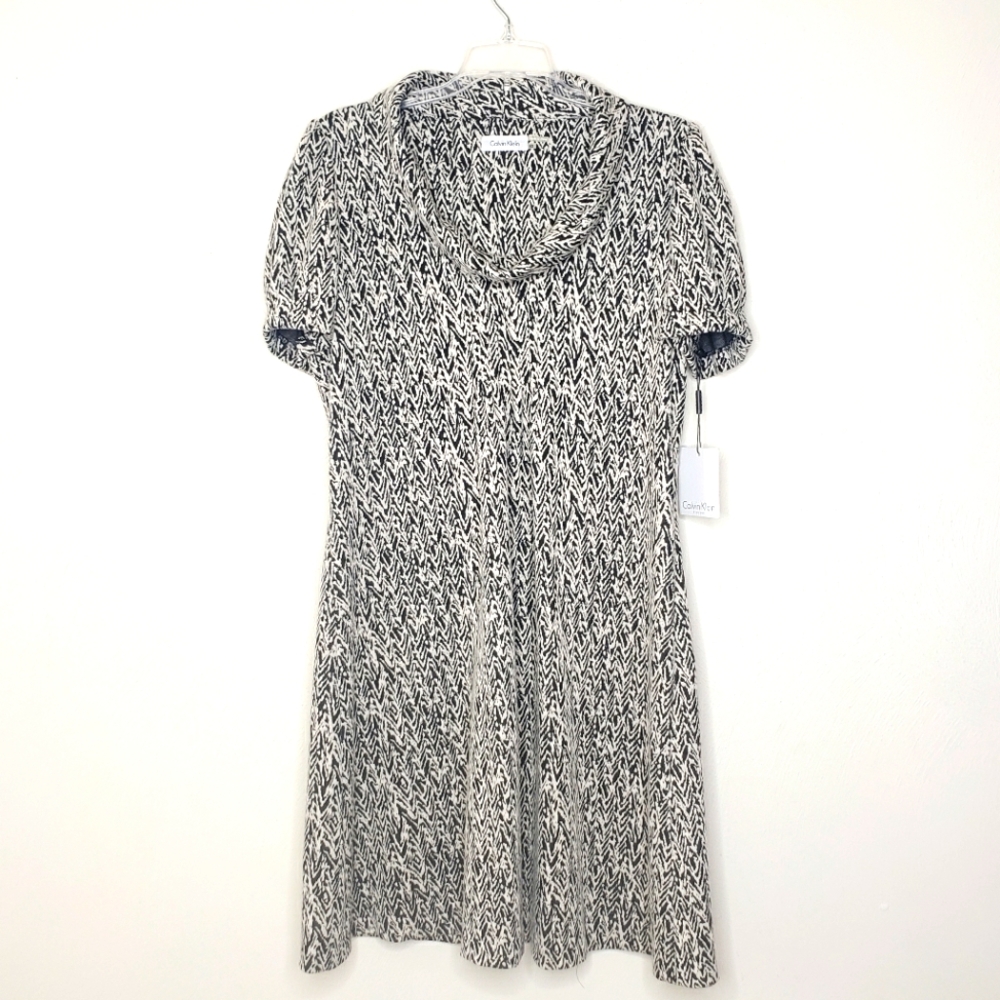 Calvin Klein Knit Cowl Neck Dress Size 12